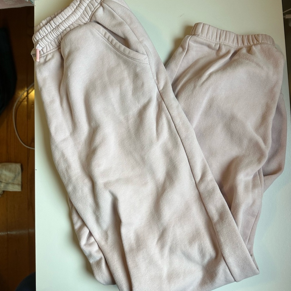 Pale pink oversized gap sweatpants teen XXL